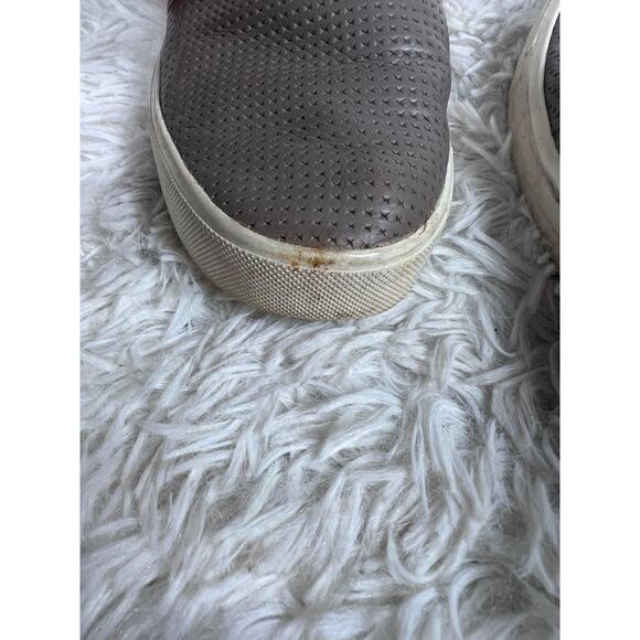 Vince Shoes Womens Size 6.5 Gray Perforated Slip-On Blair Sneakers Casual Taupe - Picture 13 of 13